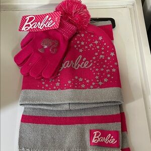 Barbie Scarf, Beanie and Glove Set